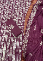 Block Print Elegant Cotton Suit Set - Yanchi